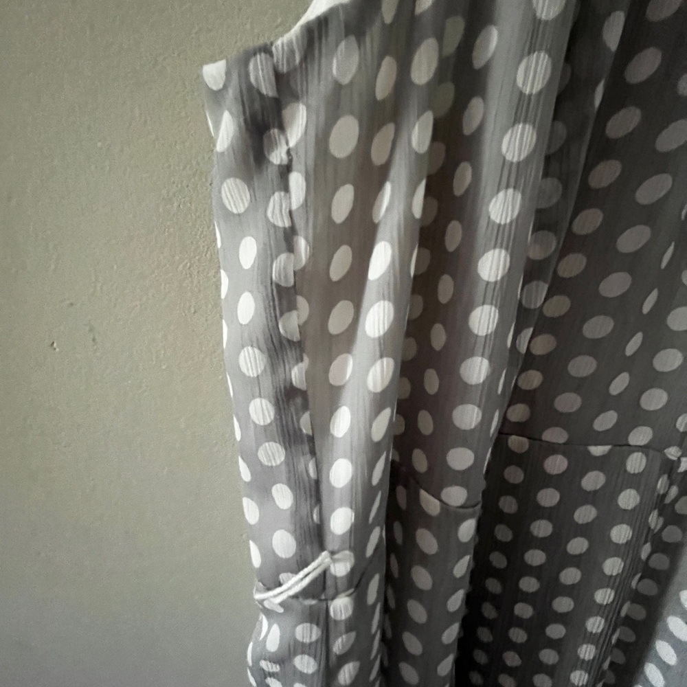 EUC TOMMY HILFIGER Lined Polka Dress - Belt Missing ! - Picture 9 of 10